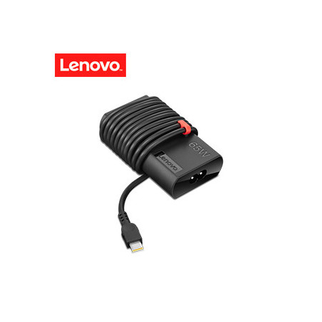 Adaptador de Corriente delgado AC ThinkPad LENOVO de 65W, USB-C